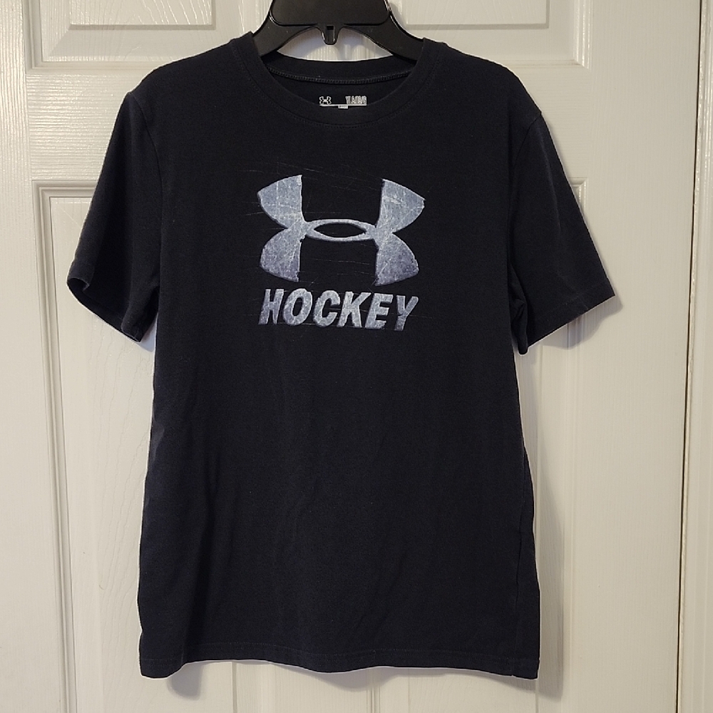 Under Armour Black Tee with Gray Logo